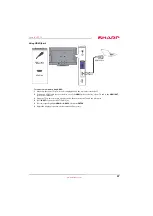 Предварительный просмотр 31 страницы Sharp LC-32LB150U User Manual