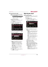 Предварительный просмотр 47 страницы Sharp LC-32LB150U User Manual