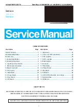 Предварительный просмотр 1 страницы Sharp LC-32LB261U Service Manual