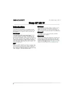 Preview for 9 page of Sharp LC-32LB261U User Manual