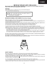 Preview for 5 page of Sharp LC-32LD145K Service Manual