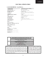 Предварительный просмотр 5 страницы Sharp LC-32LE140E Service Manual