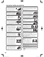 Предварительный просмотр 4 страницы Sharp LC-32LE175H Operation Manual