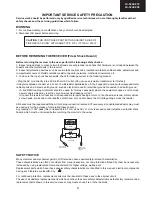 Предварительный просмотр 3 страницы Sharp LC-32LE210 Service Manual