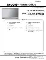 Предварительный просмотр 53 страницы Sharp LC-32LE250M Service Manual