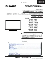 Sharp LC-32LE340E Service Manual предпросмотр