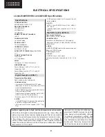 Preview for 4 page of Sharp LC-32LE340E Service Manual