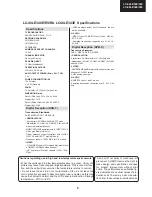 Preview for 5 page of Sharp LC-32LE340E Service Manual