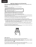 Preview for 6 page of Sharp LC-32LE340E Service Manual