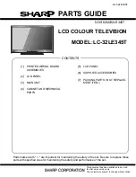 Preview for 33 page of Sharp LC-32LE345T Service Manual