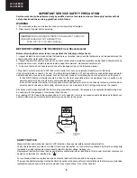 Предварительный просмотр 6 страницы Sharp LC-32LE530E Service Manual