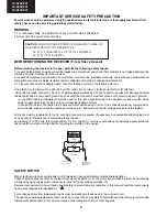 Preview for 4 page of Sharp LC-32LE631E Service Manual