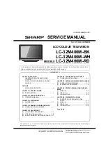 Sharp LC-32M400M-BK Service Manual preview