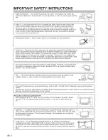 Предварительный просмотр 5 страницы Sharp LC 32SH20U - 32" LCD TV Operation Manual