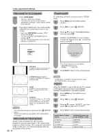 Предварительный просмотр 29 страницы Sharp LC 32SH20U - 32" LCD TV Operation Manual