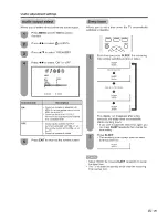 Предварительный просмотр 30 страницы Sharp LC 32SH20U - 32" LCD TV Operation Manual