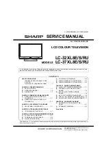 Предварительный просмотр 1 страницы Sharp LC-32XL8E/S/RU Service Manual