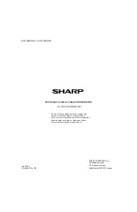 Предварительный просмотр 156 страницы Sharp LC-32XL8E/S/RU Service Manual