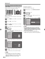 Preview for 30 page of Sharp LC-37D63X Operation Manual