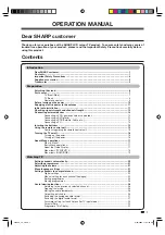 Preview for 3 page of Sharp LC-37D85X Operation Manual