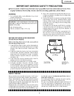 Preview for 3 page of Sharp LC-37GA5T Service Manual