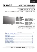 Preview for 1 page of Sharp LC-39LE750E Service Manual