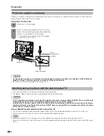 Preview for 8 page of Sharp LC-40A1H Operator'S Manual