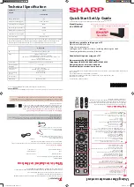 Preview for 1 page of Sharp LC-40FI5122K Quick Setup Manual