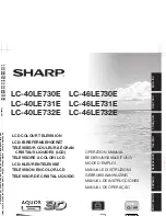 Sharp LC-40LE730E Operation Manual preview