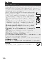 Предварительный просмотр 4 страницы Sharp LC-40LE810E Operation Manual