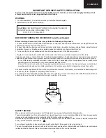 Предварительный просмотр 5 страницы Sharp LC-40LS340E Service Manual