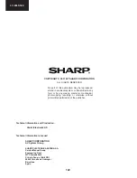 Предварительный просмотр 122 страницы Sharp LC-40LS340E Service Manual