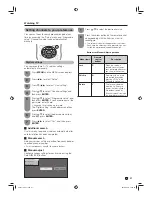 Предварительный просмотр 21 страницы Sharp LC-40LX710H Operation Manual