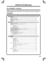 Preview for 1 page of Sharp LC-40S3H Operation Manual