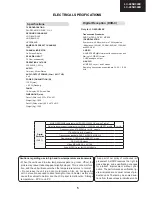 Предварительный просмотр 5 страницы Sharp LC-40SH340E Service Manual