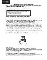 Предварительный просмотр 6 страницы Sharp LC-40SH340E Service Manual