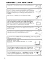 Предварительный просмотр 5 страницы Sharp LC-42D62U Operation Manual