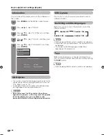 Preview for 50 page of Sharp LC-42G77H Operation Manual