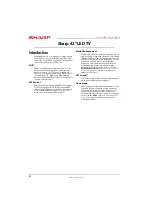 Предварительный просмотр 8 страницы Sharp LC-42LB150U User Manual