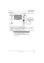 Предварительный просмотр 37 страницы Sharp LC-42LB150U User Manual