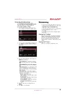 Предварительный просмотр 71 страницы Sharp LC-42LB150U User Manual