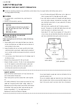 Предварительный просмотр 2 страницы Sharp LC-42SV32B Service Manual