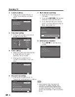 Предварительный просмотр 26 страницы Sharp LC-42SV49U Operation Manual