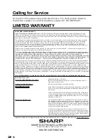 Предварительный просмотр 52 страницы Sharp LC-42SV49U Operation Manual