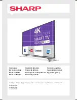 Preview for 1 page of Sharp LC-43XUF8772ES User Manual