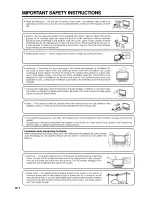 Предварительный просмотр 5 страницы Sharp LC-45GD6U - AQUOS - 45" LCD TV Operation Manual