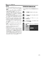 Предварительный просмотр 62 страницы Sharp LC-45GD6U - AQUOS - 45" LCD TV Operation Manual