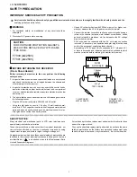 Предварительный просмотр 2 страницы Sharp LC-46D65E/RU Service Manual