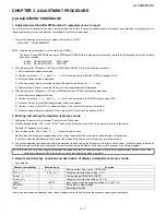 Предварительный просмотр 19 страницы Sharp LC-46D65E/RU Service Manual