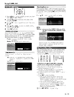 Предварительный просмотр 36 страницы Sharp LC-46E77UN Operation Manual